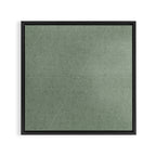 boho triangle stripes - sage Framed Canvas Print Gallery Image 3