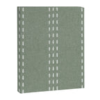 boho vertical stitch - sage Canvas Print Gallery Image 8