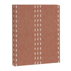 boho vertical stitch - terracotta Canvas Print Gallery Image 8