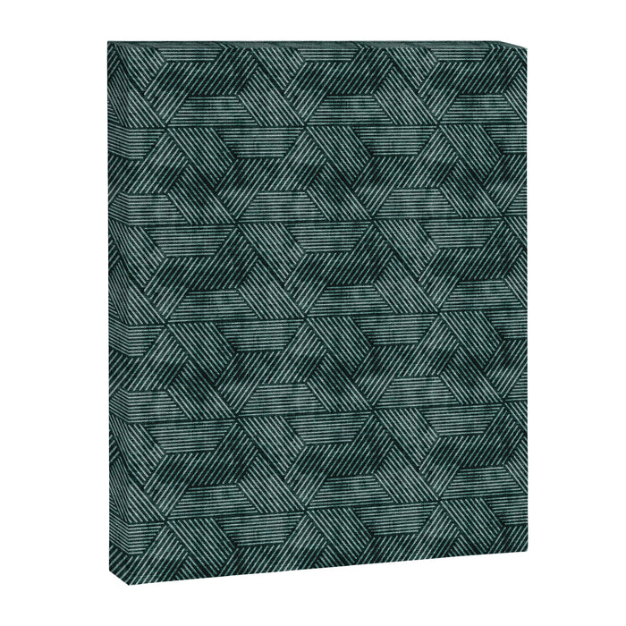 cadence triangles - dark green Canvas Print Gallery Image 1