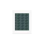 cadence triangles - dark green Art Print Gallery Image 1