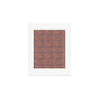 cadence triangles - rust Art Print Gallery Image 1