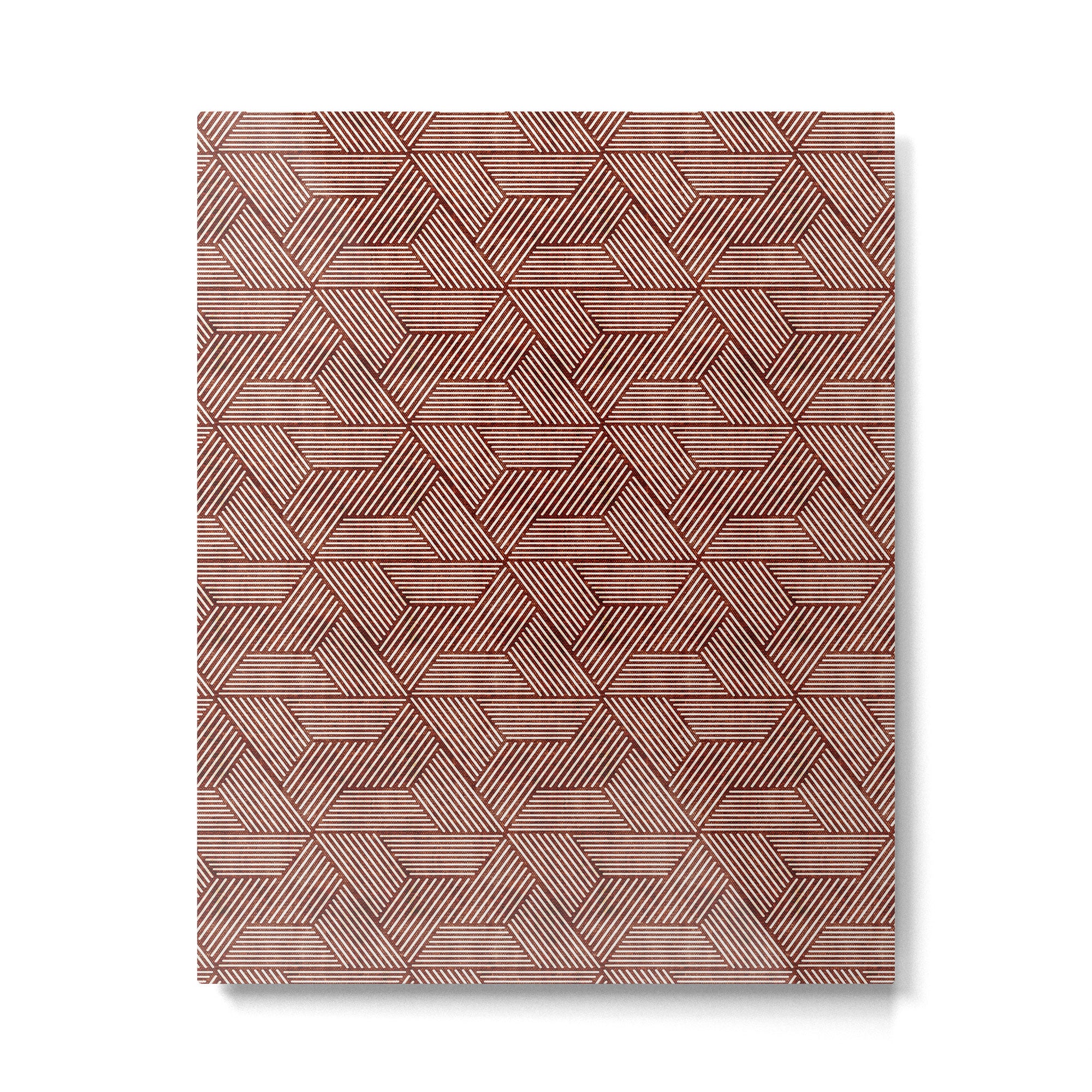 cadence triangles - rust Metal Print Gallery Image 6