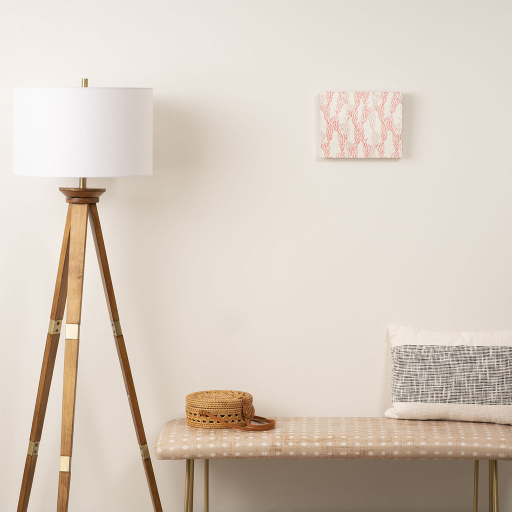 coral - warm pink Canvas Print Gallery Image 2