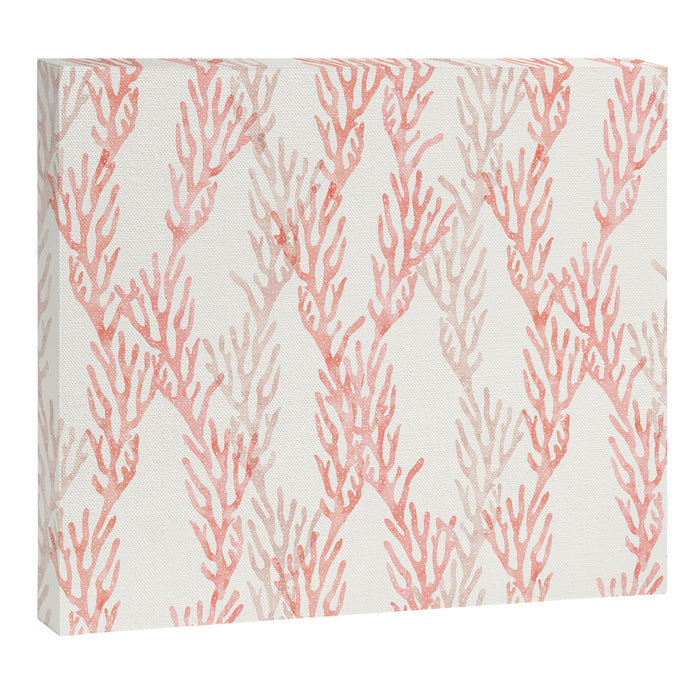 coral - warm pink Canvas Print Gallery Image 1