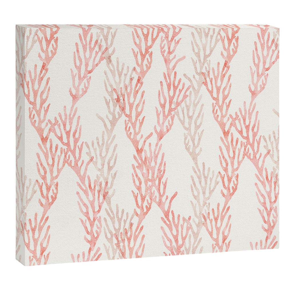 coral - warm pink Canvas Print Gallery Image 14