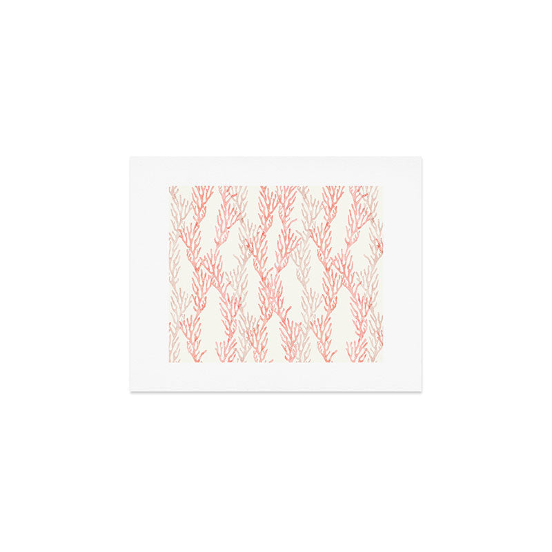 coral - warm pink Art Print Gallery Image 1