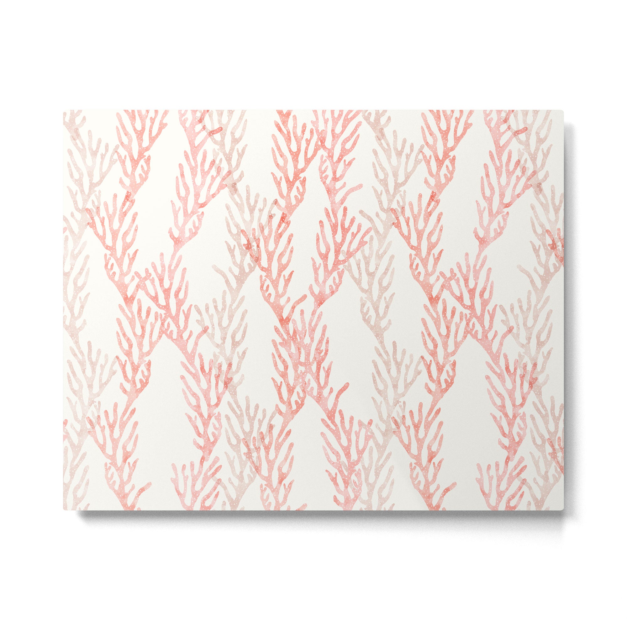 coral - warm pink Metal Print Gallery Image 6