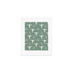 desert skulls - southwest cow skulls on sage Art Print Gallery Image 1