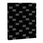double dash on black Canvas Print Gallery Image 8
