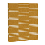 ella stripe - mustard Canvas Print Gallery Image 8