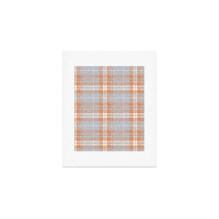 fall plaid - warm neutrals Art Print Gallery Image 1