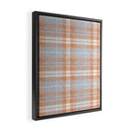 fall plaid - warm neutrals Framed Canvas Print Gallery Image 2
