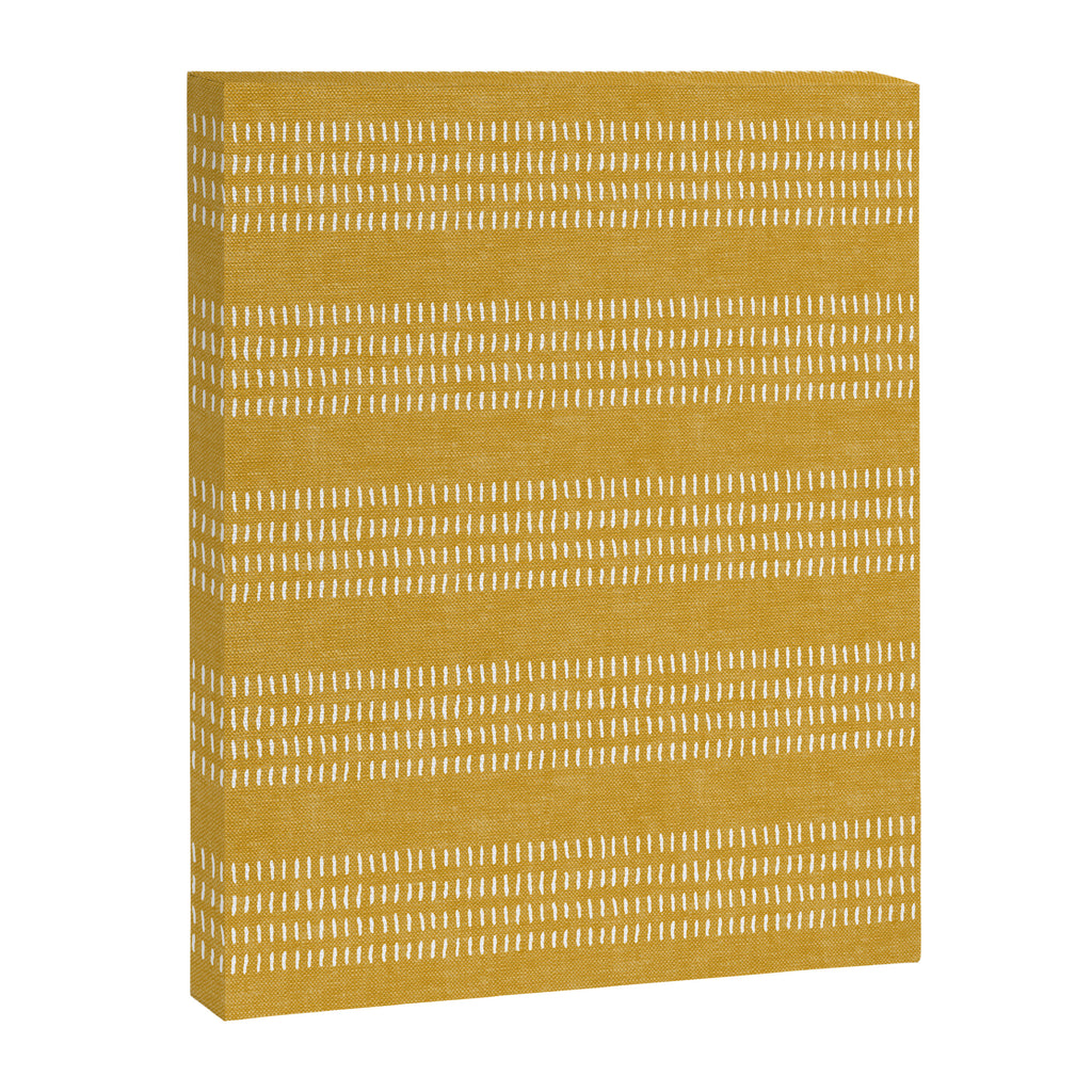 farmhouse stitch - gold Canvas Print Gallery Image 8