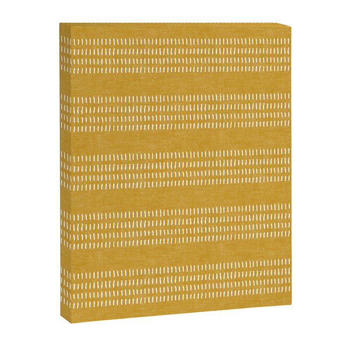 farmhouse stitch - gold Canvas Print Gallery Image 1