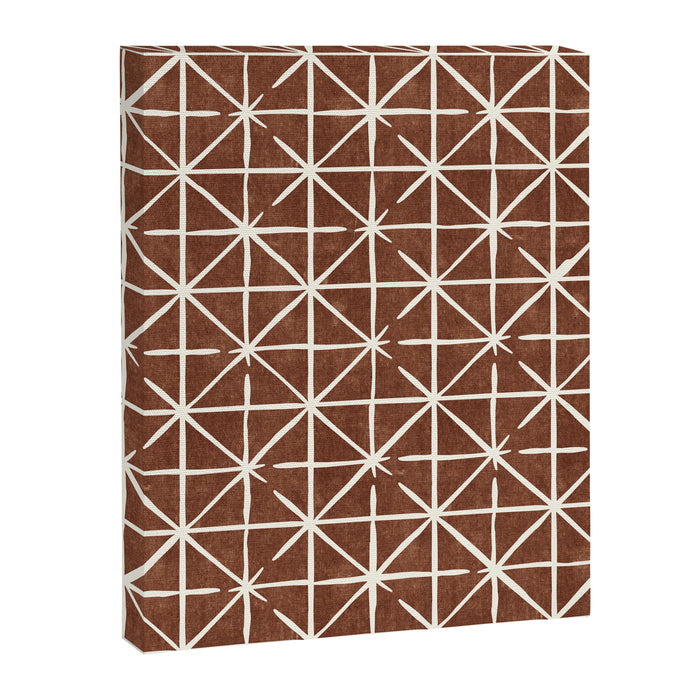 geometric triangles - brandywine Canvas Print Gallery Image 1