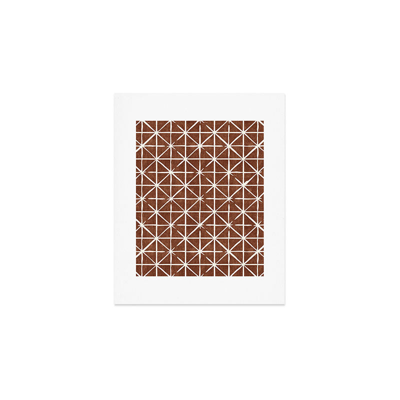geometric triangles - brandywine Art Print Gallery Image 1