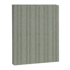 irregular striped dots - sage Canvas Print Gallery Image 8