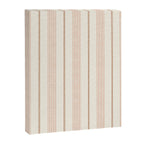 ivy stripes - cream, rust and terracotta Canvas Print Gallery Image 8