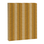 ivy stripes - mustard and black Canvas Print Gallery Image 8