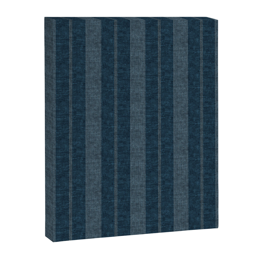 ivy stripes - navy blue Canvas Print Gallery Image 8