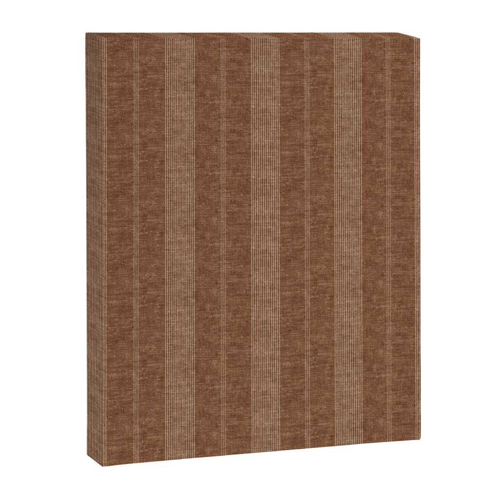 ivy stripes - warm brown Canvas Print Gallery Image 8