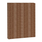 ivy stripes - warm brown Canvas Print Gallery Image 8