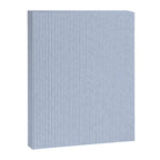 linen textured stripes - coastal blue Canvas Print Gallery Image 8