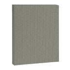 linen textured stripes - olive green Canvas Print Gallery Image 8
