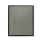 linen textured stripes - olive green Framed Canvas Print Gallery Image 8