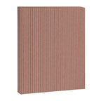 linen textured stripes - rust Canvas Print Gallery Image 8