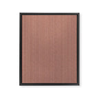 linen textured stripes - rust Framed Canvas Print Gallery Image 8