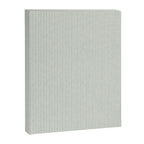 linen textured stripes - sage Canvas Print Gallery Image 8