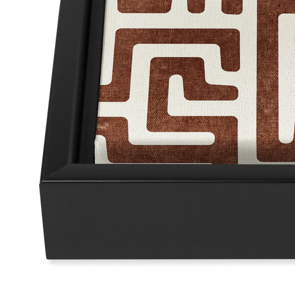maze in brandywine Framed Canvas Print Gallery Image 3