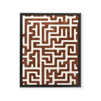 maze in brandywine Framed Canvas Print Gallery Image 8