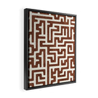 maze in brandywine Framed Canvas Print Gallery Image 2