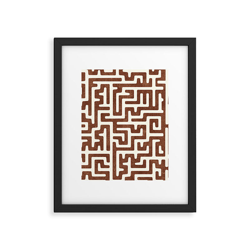 maze in brandywine Framed Art Print Gallery Image 6