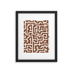 maze in brandywine Framed Art Print Gallery Image 6