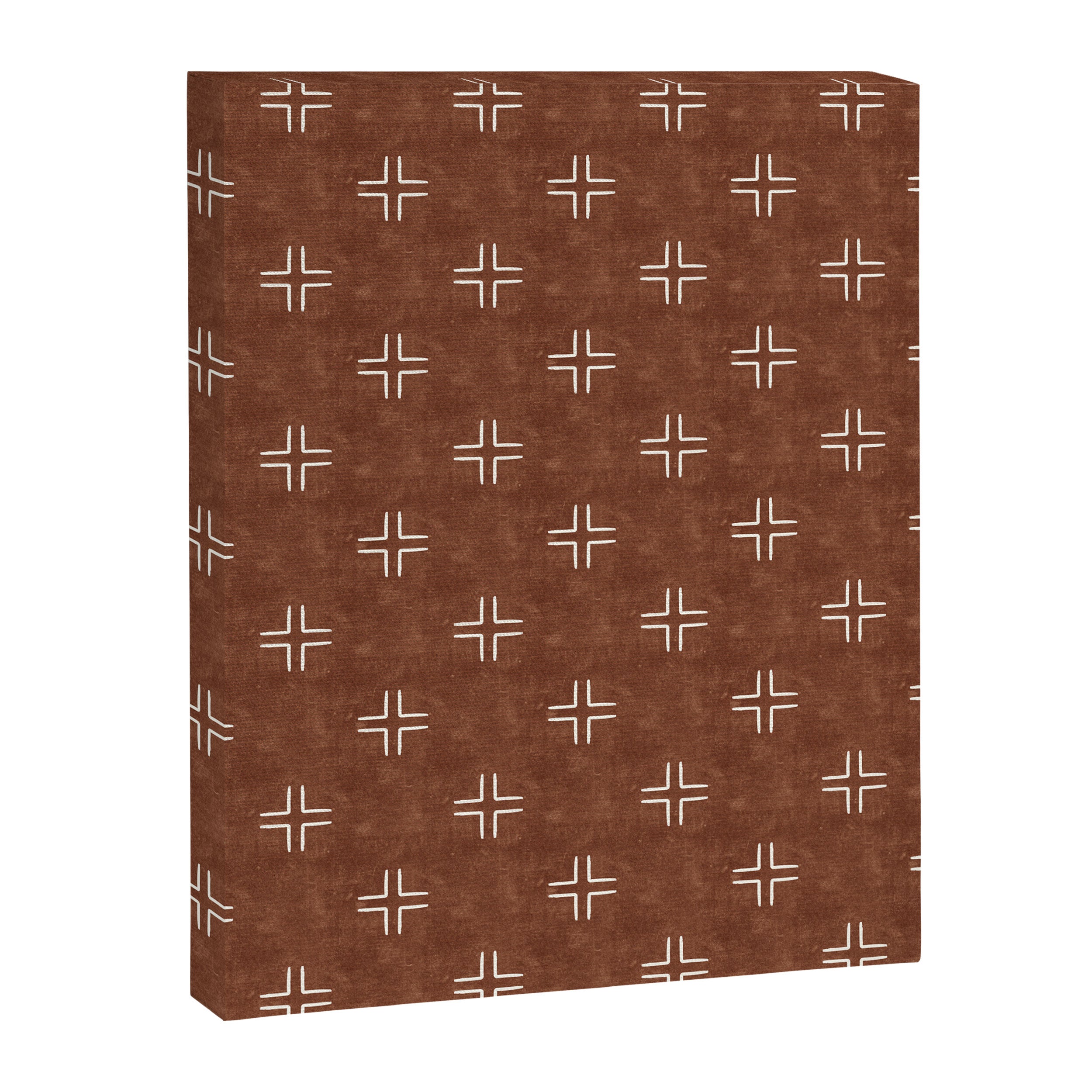 mudcloth crosses - brandywine Canvas Print Gallery Image 6