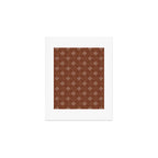 mudcloth crosses - brandywine Art Print Gallery Image 1