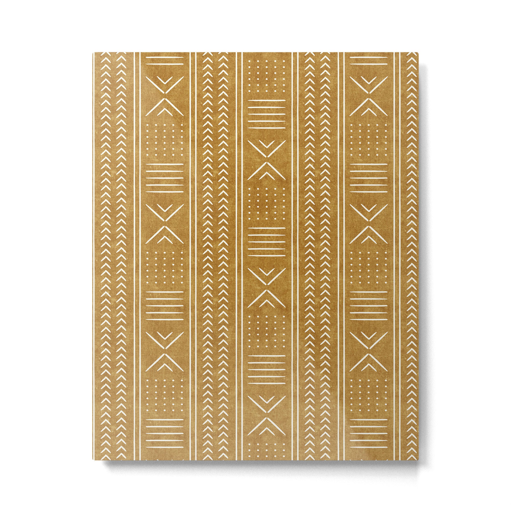 mustard mud cloth - arrow cross Metal Print Gallery Image 6