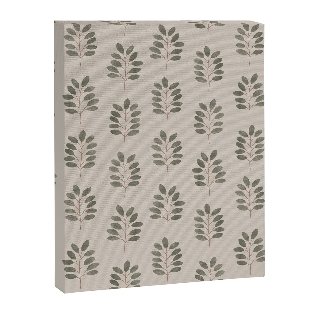 noble branches - pewter and olive Canvas Print Gallery Image 8