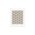 noble branches - pewter and olive Art Print Gallery Image 1