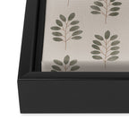 noble branches - pewter and olive Framed Canvas Print Gallery Image 3