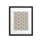 noble branches - pewter and olive Framed Art Print Gallery Image 6