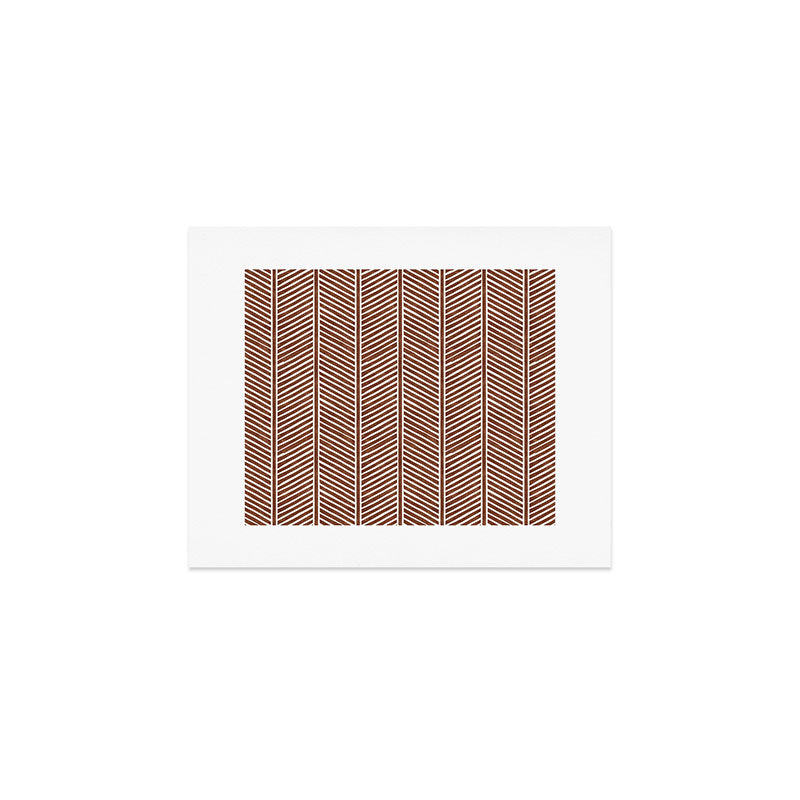 Organic Chevron on Brandywine Art Print Gallery Image 1
