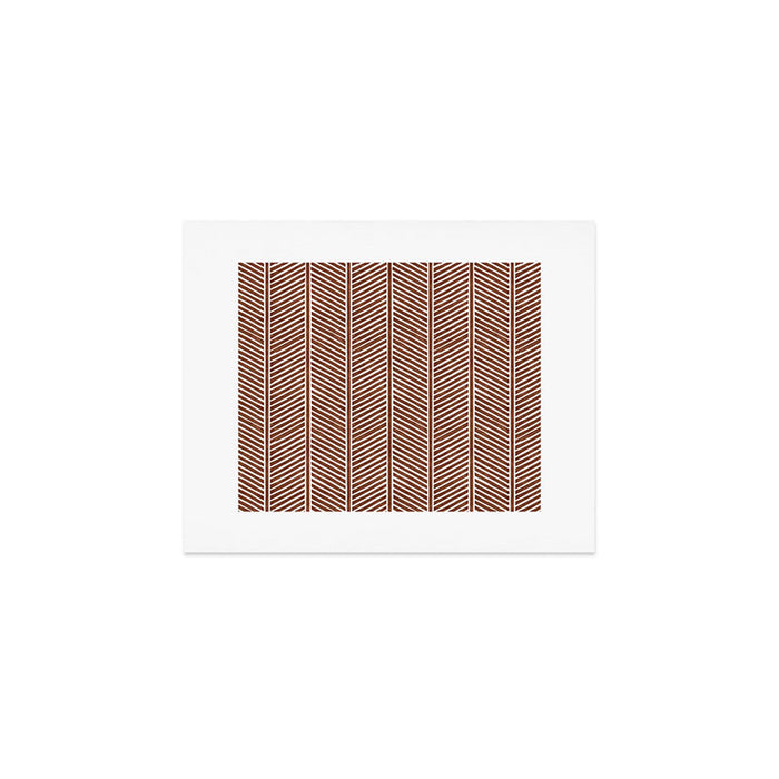 Organic Chevron on Brandywine Art Print Gallery Image 1