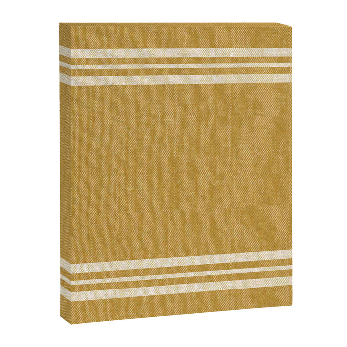 pimlico stripes - mustard yellow Canvas Print Gallery Image 1