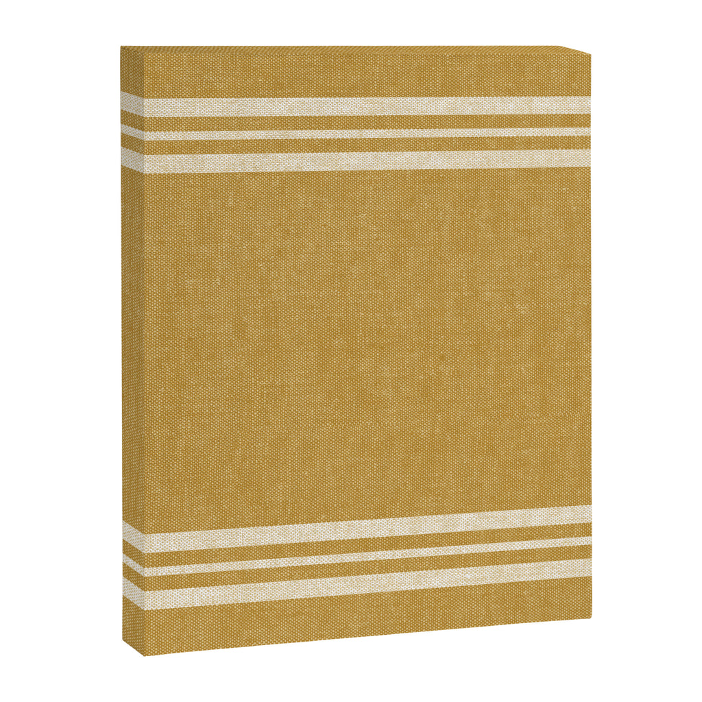pimlico stripes - mustard yellow Canvas Print Gallery Image 8