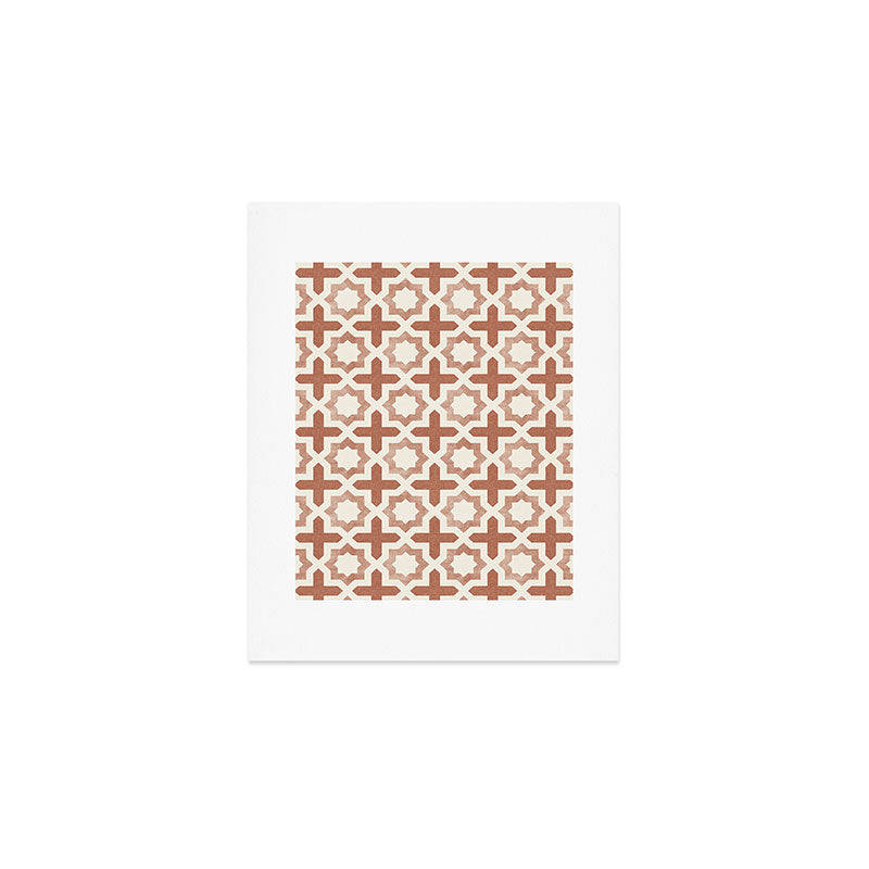 river stars - multi terracotta Art Print Gallery Image 1